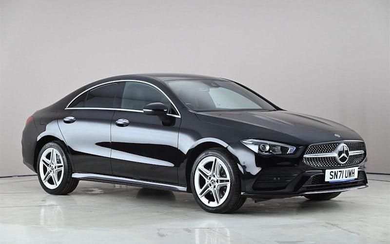 Used Mercedes CLA250e AMG Line Premium 218 HP (160 kW) 2021 Black Sedan