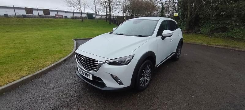 Silver Used 2018 Mazda CX-3 Inclusive SUV | £8,495 (Fair price) - Image 1/4