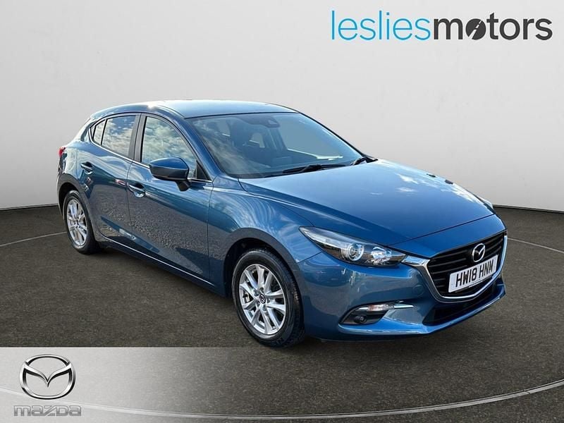 Blue Used 2018 Mazda 3 Hatchback | £11,499 (Fair price) - Image 1/3
