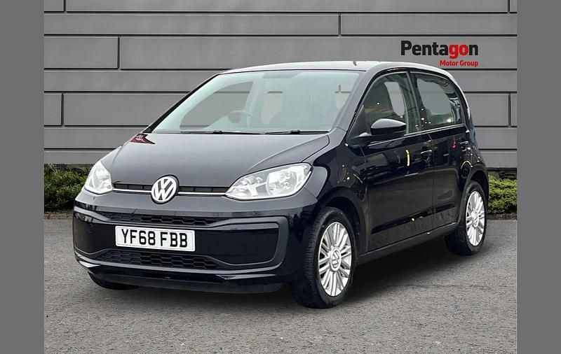 Used VW up! move up! 58 HP (42 kW) 2018 Black Hatchback