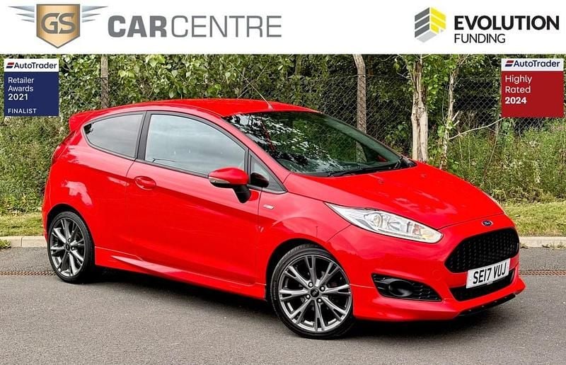 Red Used 2017 Ford Fiesta ST-Line Hatchback | £5,900 (Good price) - Image 1/4