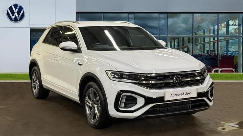 New VW T-Roc R-line 150 HP (110 kW) 2025 Pure white SUV