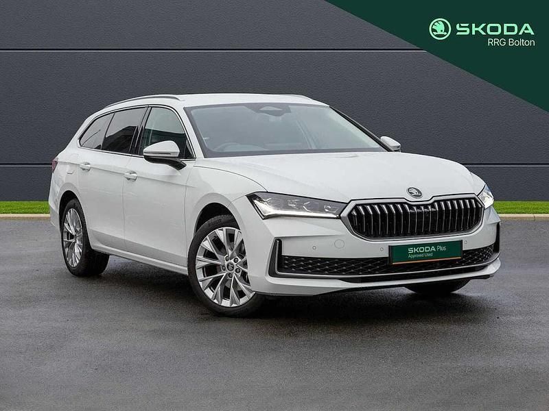 Used Skoda Superb SE L 110 HP (80 kW) 2025 Pure white Estate