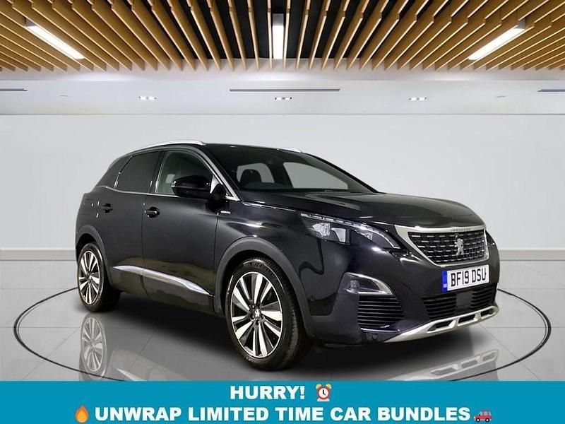 Black Used 2019 Peugeot 3008 Premium SUV | £11,269 (Fair price) - Image 1/4