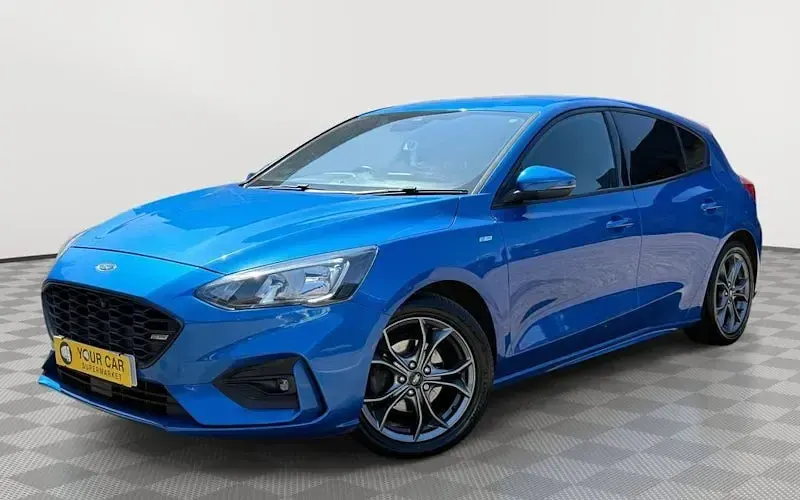 Used Ford Focus ST-Line 120 HP (88 kW) 2019 Blue Hatchback