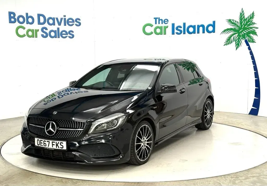 Used Mercedes A220 Premium Plus 177 HP (130 kW) 2018 Black Hatchback