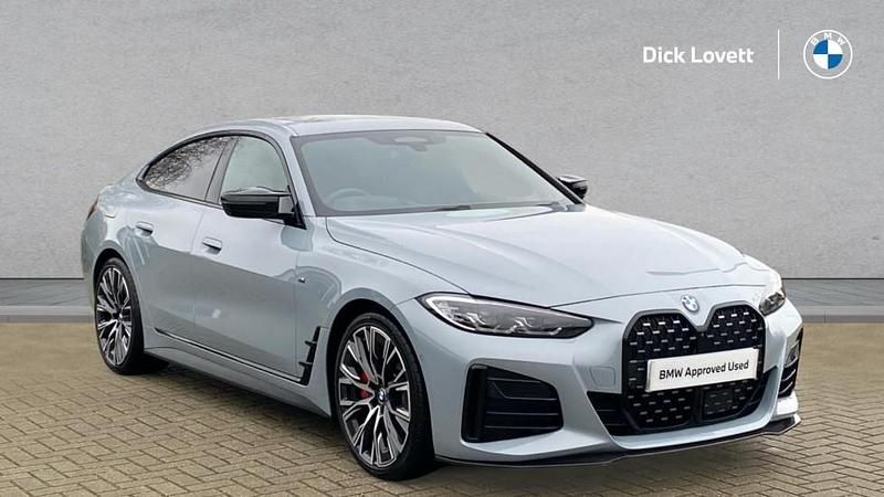 Grey Used 2022 BMW M440 M Sport Sedan | £37,444 (Fair price) - Image 1/4
