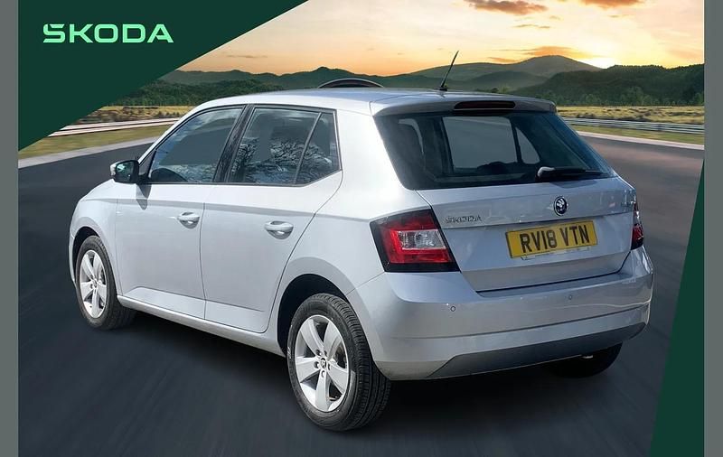 Used Skoda Fabia SE 108 HP (79 kW) 2018 Silver Hatchback