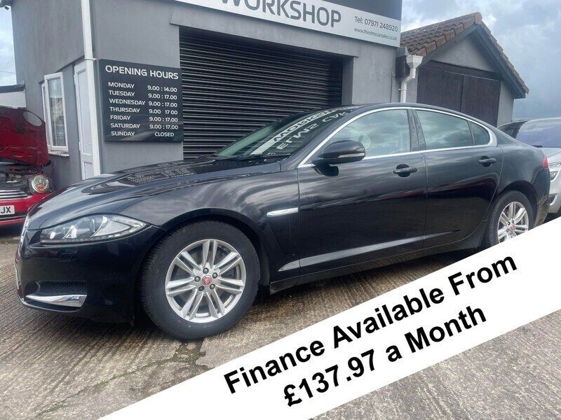Black Used 2014 Jaguar XF Luxury Sedan | £3,995 (Fair price) - Image 1/4