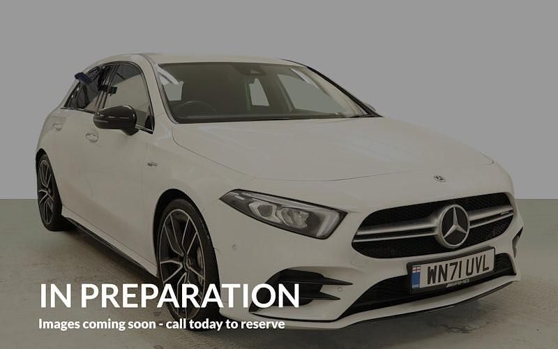 Used Mercedes A35 AMG Premium 306 HP (225 kW) 2021 White Hatchback