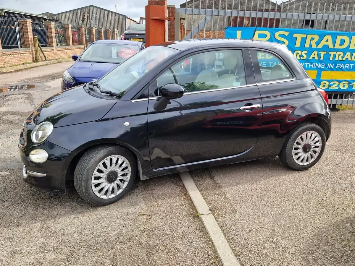 Used Fiat 500 Lounge 2015 Black Hatchback