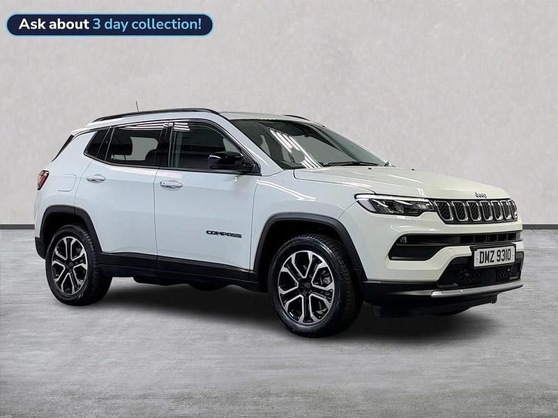 White Used 2024 Jeep Compass Limited SUV | £22,699 (Fair price) - Image 1/4