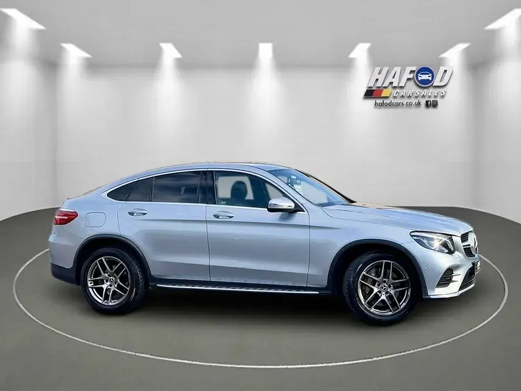 Used Mercedes GLC250 AMG line 2017 Silver Coupe