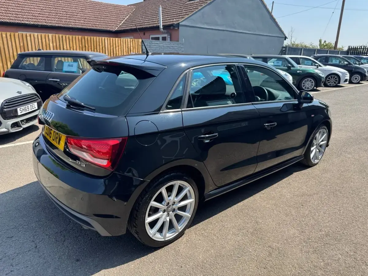 Used Audi A1 Sportback S-Line 125 HP (91 kW) 2016 Black Hatchback