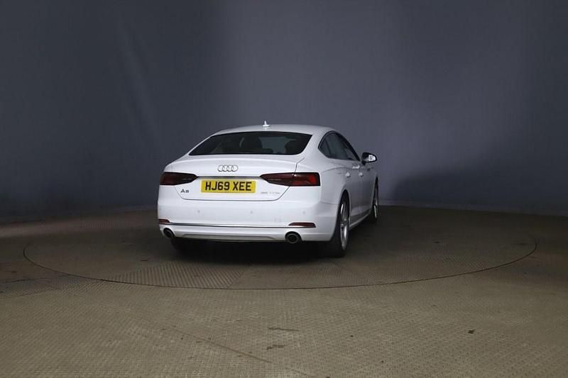 Used Audi A5 Sportback Sport 150 HP (110 kW) 2019 White Hatchback