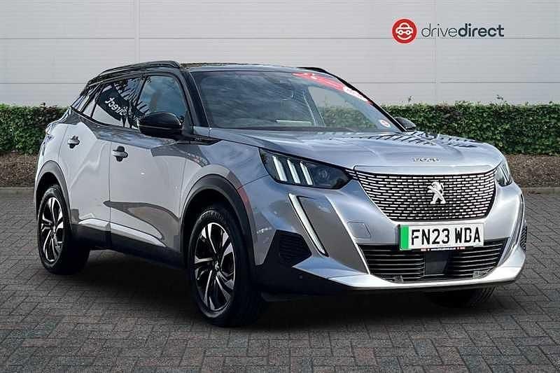 Grey Used 2023 Peugeot e-2008 GT SUV | £15,100 (Fair price) - Image 1/4