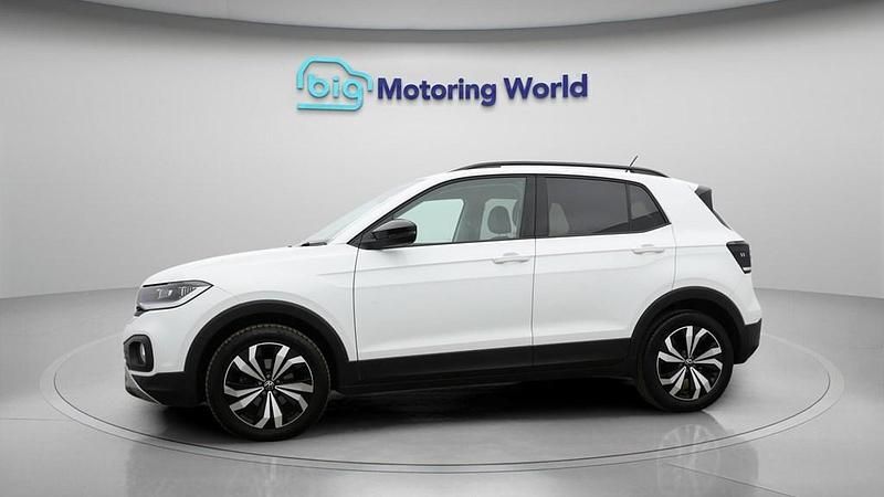 Used VW T-Cross Black Edition 110 HP (80 kW) 2022 White SUV