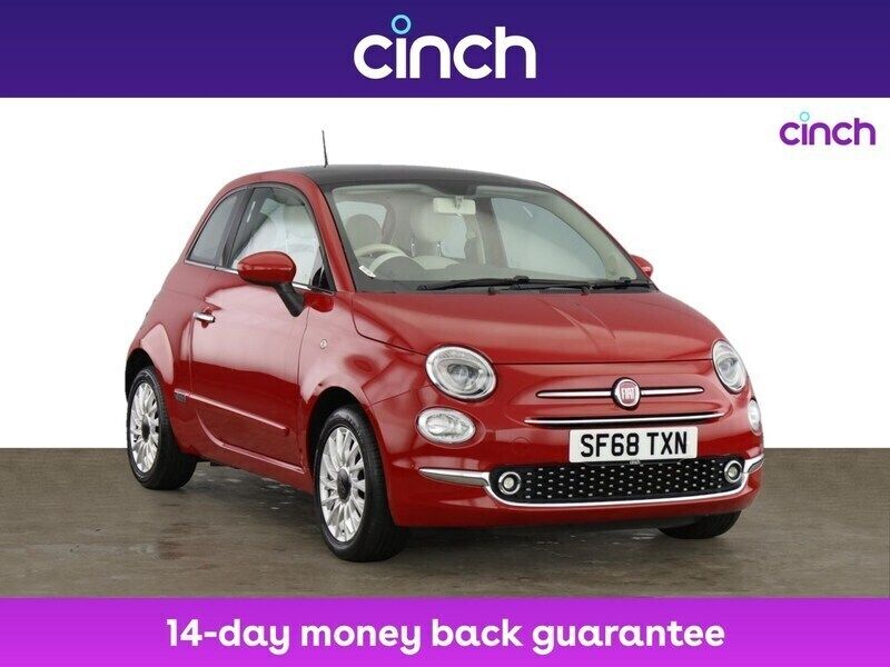 Red Used 2018 Fiat 500 Lounge Hatchback | £8,149 (A bit pricey) - Image 1/3