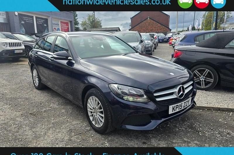 Blue Used 2015 Mercedes C200 Executive Estate | £9,999 (Good price) - Image 1/1