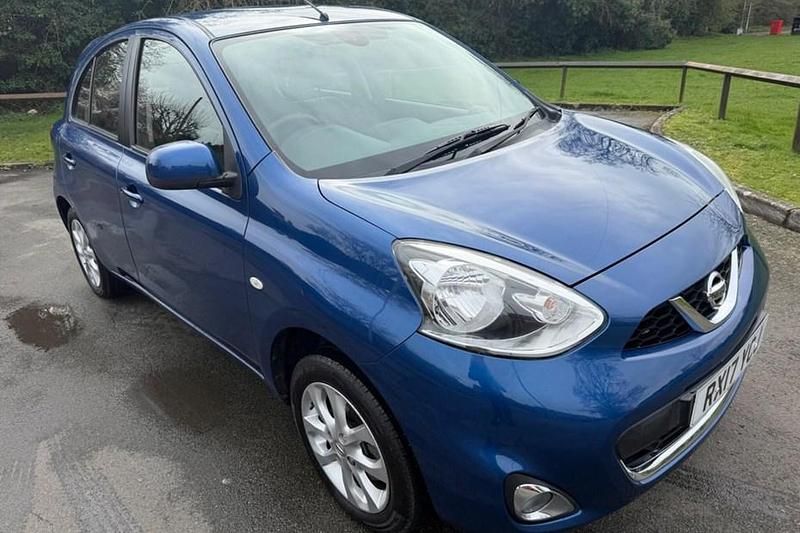 Used Nissan Micra Acenta 80 HP (58 kW) 2017 Blue Hatchback