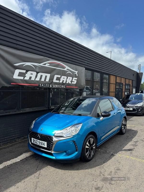 Blue Used 2018 DS Automobiles DS3 Cabriolet Chic Cabriolet | £4,950 (Fair price) - Image 1/4