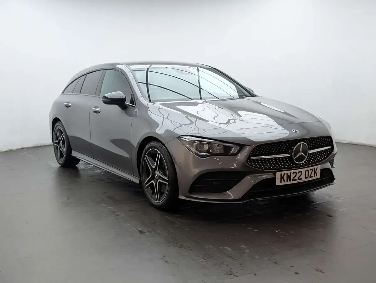 Used Mercedes CLA200 AMG Line Premium 163 HP (119 kW) 2022 Grey Coupe