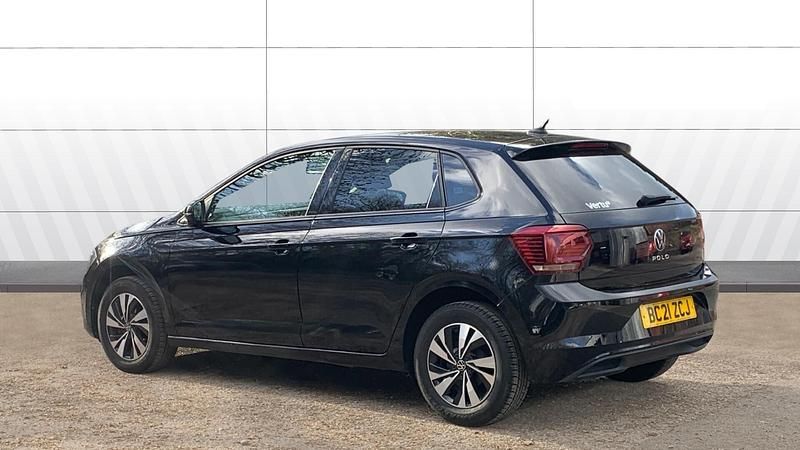 Used VW Polo Match 95 HP (69 kW) 2021 Black Hatchback