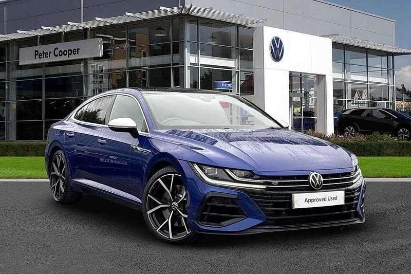Blue Used 2021 VW Arteon R Hatchback | £29,494 (Fair price) - Image 1/4