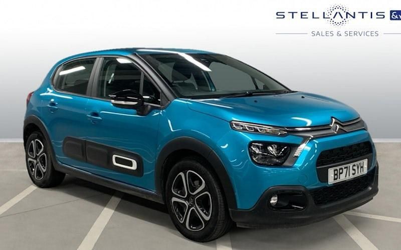 Blue Used 2022 Citroën C3 PureTech Hatchback | £11,080 (Fair price) - Image 1/4