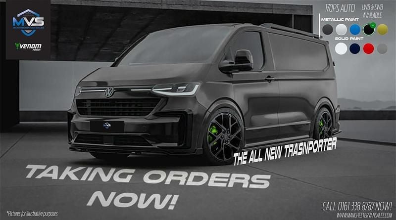 Black New 2025 VW T6.1 Edition Van | £48,995 (Expensive) - Image 1/4