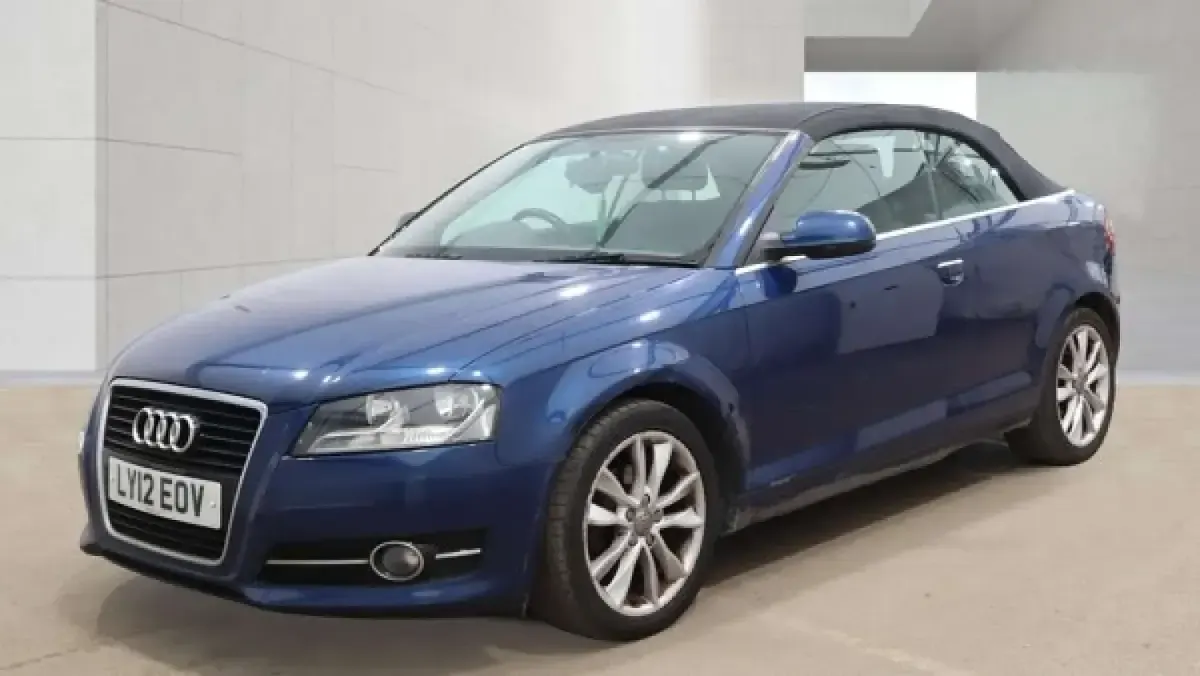 Used Audi A3 Cabriolet Sport 105 HP (77 kW) 2012 Blue Cabriolet