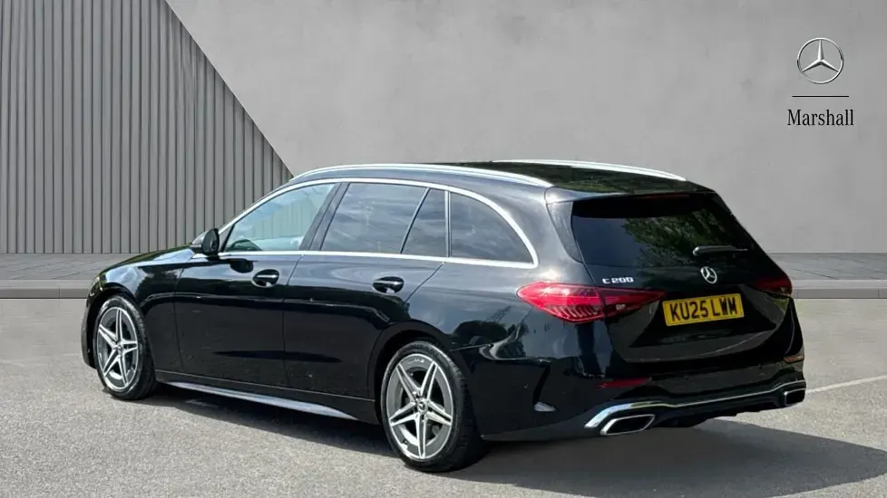 Used Mercedes C200 AMG line 204 HP (150 kW) 2025 Black