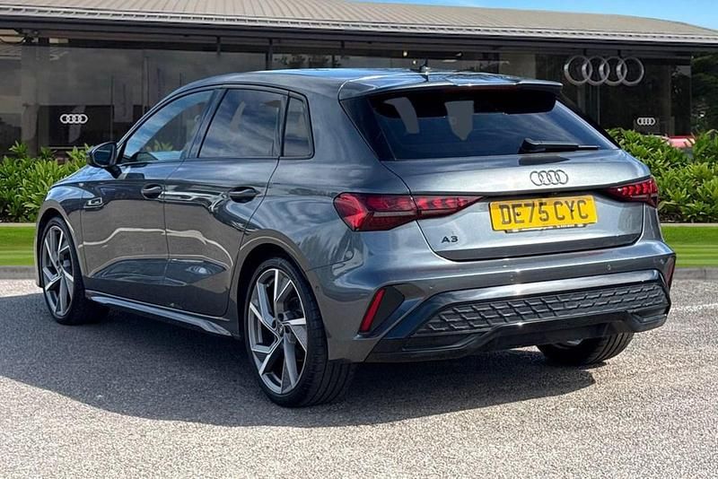 Used Audi A3 Sportback Black Edition 150 HP (110 kW) 2025 Grey Hatchback