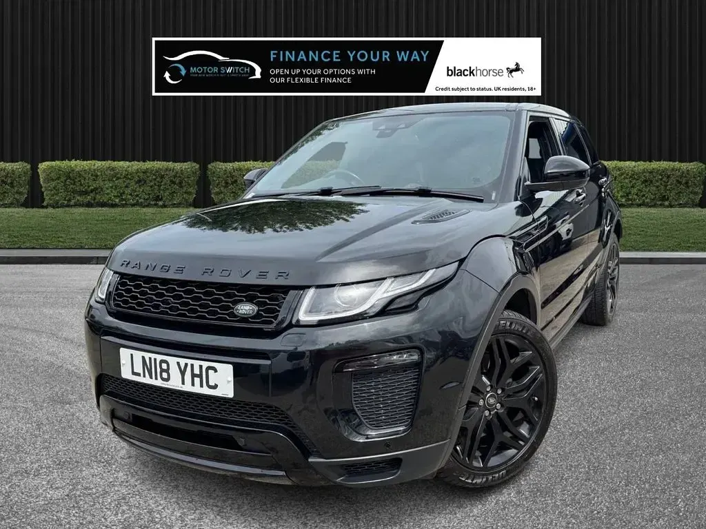Used Land Rover Range Rover evoque HSE Dynamic 240 HP (176 kW) 2018 Black SUV
