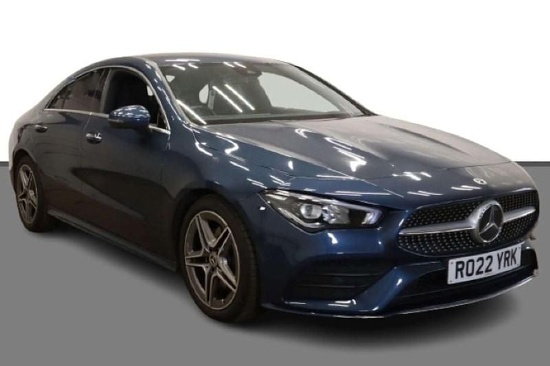 Blue Used 2022 Mercedes CLA200 AMG Line Premium Coupe | £19,167 (Super price) - Image 1/1