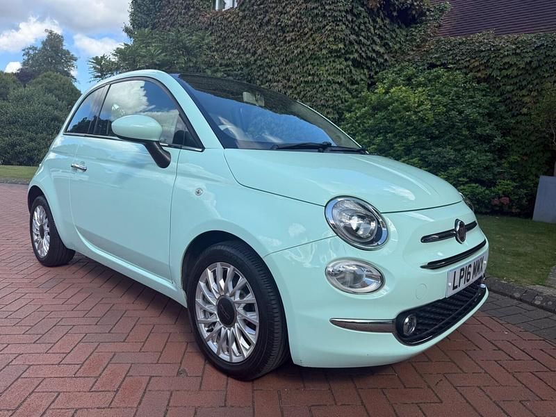 Green Used 2016 Fiat 500 Lounge Hatchback | £5,450 (Fair price) - Image 1/4