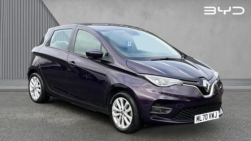 Used Renault Zoe Iconic 100 kW (136 HP) 2020 Purple Hatchback