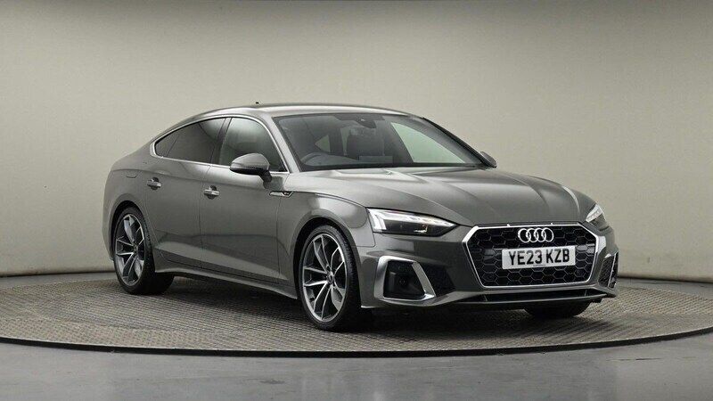 Chronos gray metallic Used 2023 Audi A5 Sportback S-Line Hatchback | £29,650 (Fair price) - Image 1/4