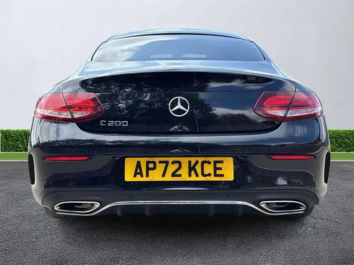 Used Mercedes C200 AMG line 2023 Black Coupe