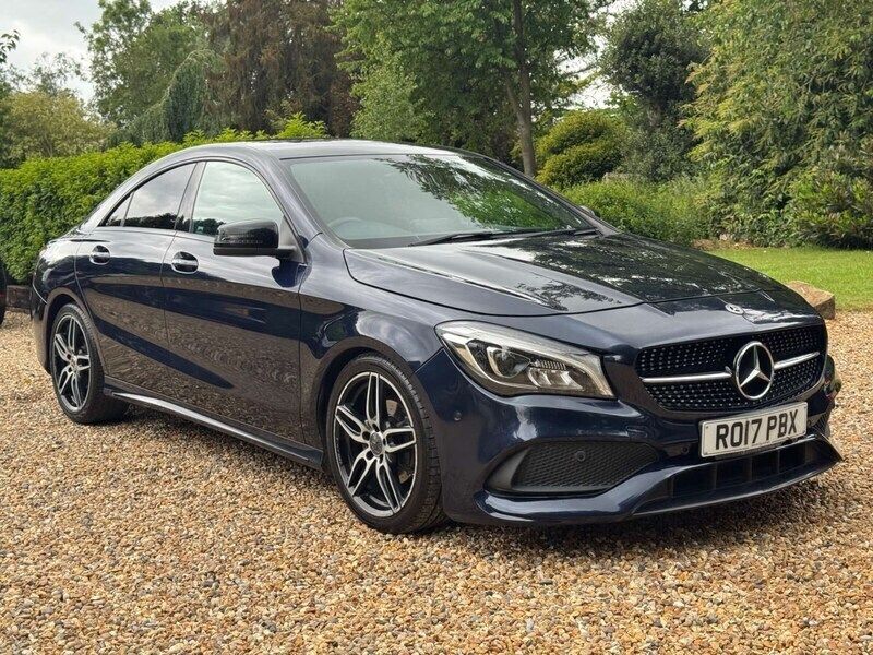 Blue Used 2017 Mercedes CLA180 AMG line Sedan | £9,420 (Fair price) - Image 1/4