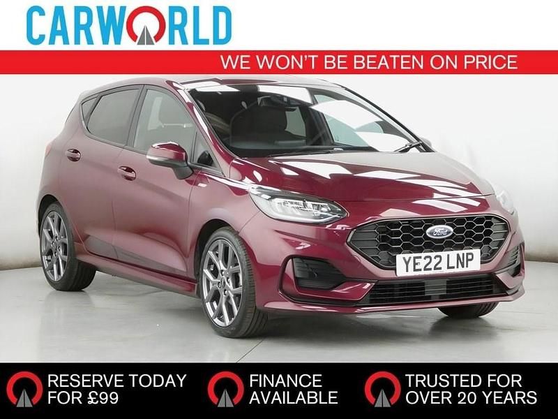 Red Used 2022 Ford Fiesta ST-Line Hatchback | £9,407 (Super price) - Image 1/4