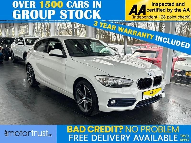 Used BMW 118 Sport Line 136 HP (100 kW) 2018 White Hatchback
