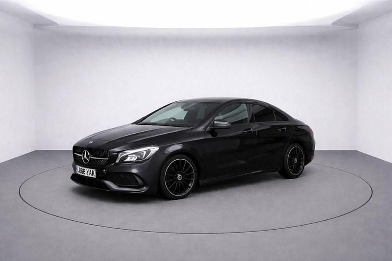 Used Mercedes CLA220 AMG line 170 HP (125 kW) 2018 Black Sedan