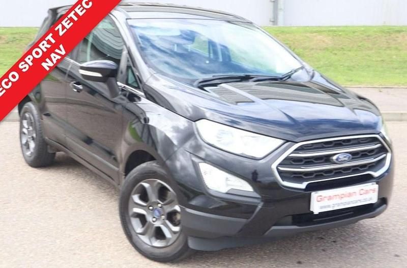 Black Used 2018 Ford Ecosport Zetec SUV | £7,495 (Fair price) - Image 1/4