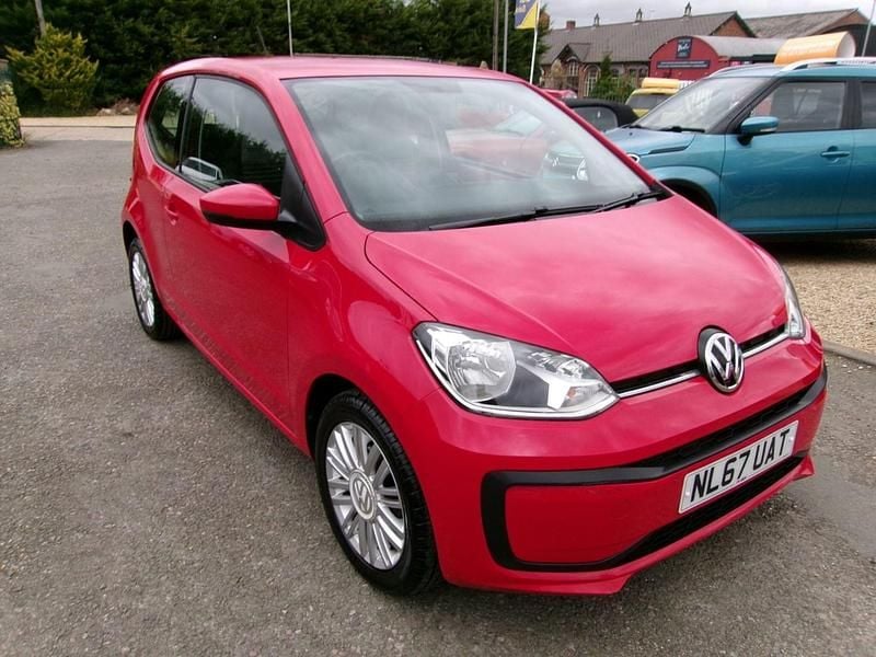 Red Used 2017 VW up! move up! Hatchback | £6,399 (Fair price) - Image 1/4