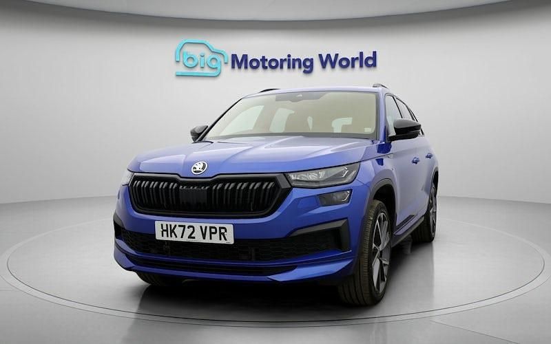 Used Skoda Kodiaq SportLine 200 HP (147 kW) 2023 Blue SUV