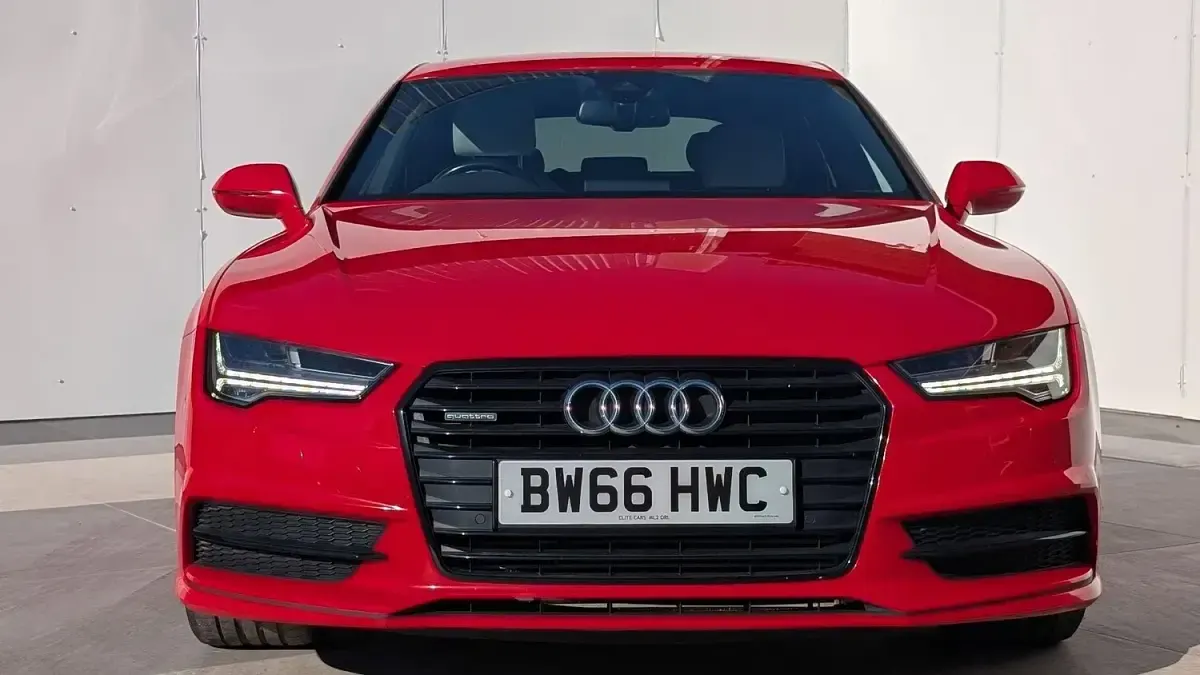Used Audi A7 Sportback Black Edition 272 HP (200 kW) 2016 Red Hatchback
