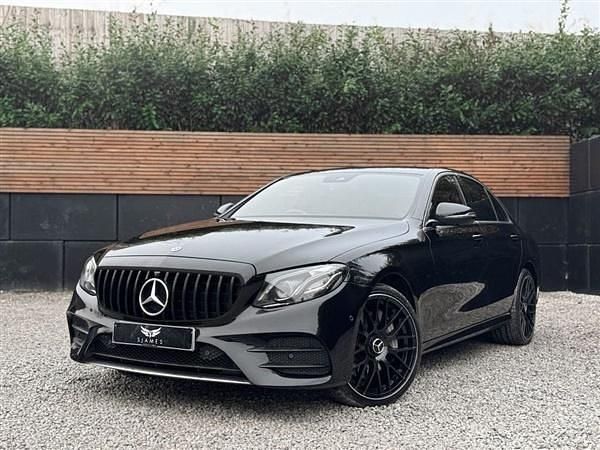 Black Used 2019 Mercedes E220 AMG line Sedan | £21,990 (Expensive) - Image 1/4