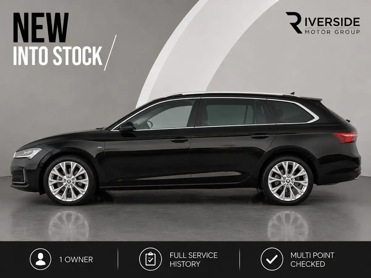 Used Skoda Superb SE L 150 HP (110 kW) 2024 Black Estate