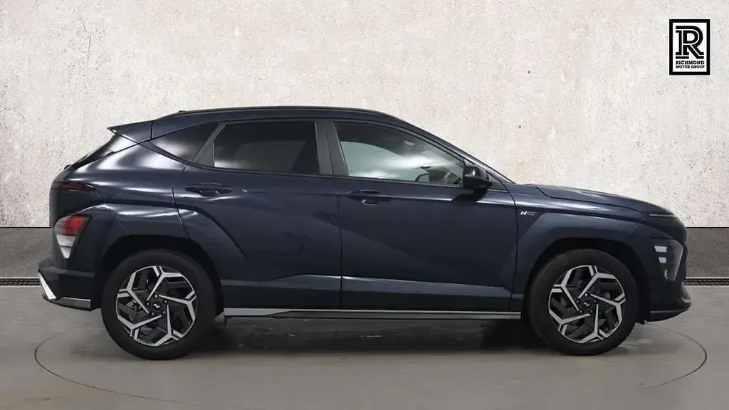 Second-hand Hyundai Kona N Line 137 CP (100 kW) 2025 Albastru SUV
